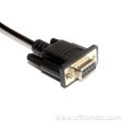 OEM RS232 DB9 to 8pin mini din cable